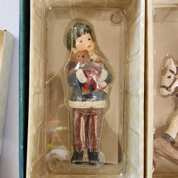 Vintage Style Christmas Children Tree Ornaments Costco New In Box Lot Of 6 - Picture 3 of 9